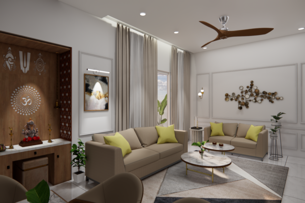 Flat Interior Design for Mr. Satish